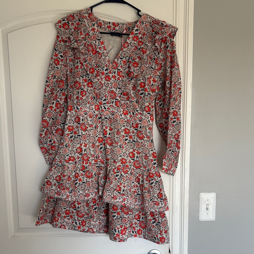 Vineyard Vines Floral Ruffle Dress